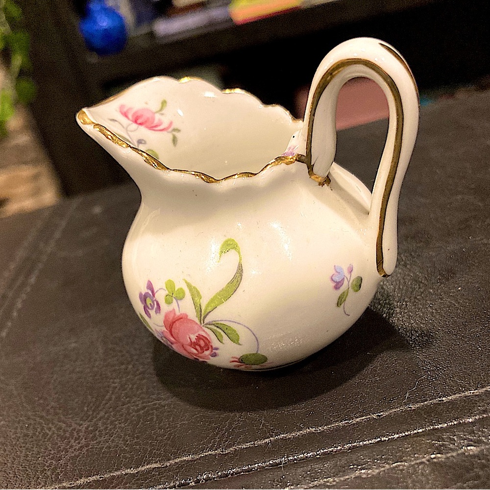 Vintage Royal Chelsea English Bone China Mini Pitcher